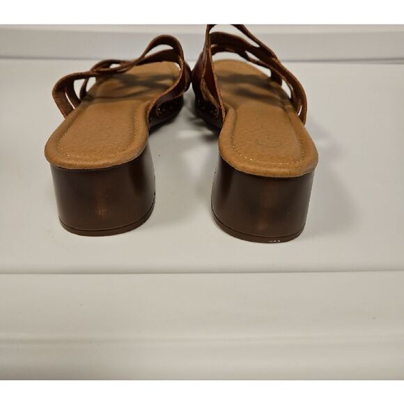 Comfotr 1846 Women's Brown Strappy Sandals sz11 - Picture 5 of 6
